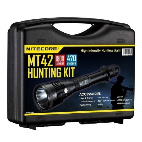 Фонарь NITECORE MT42 HUNTING KIT CREE XHP35 HD 1800Люмен 470м 31ч