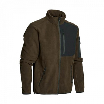 КОФТА ФЛИСОВАЯ NORTHERN HUNTING KETTIL 3000 ЦВЕТ DARK GREEN/GREY