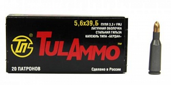 Патрон к.5,6х39 ОБ Тула 1уп/20шт