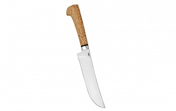 Нож разделочный "Пчак" карельская береза, алюминий, 100х13м