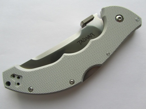 Нож CS_21TLVSLV Talwar 4'' -  складной, серая G-10, CTS-XHP
