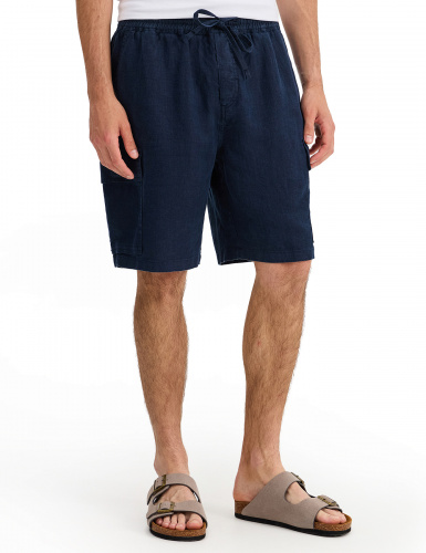 ШОРТЫ NORVEG LINEN  С КАРМАНАМИ МУЖСКИЕ ЦВЕТ ТЕМНО-СИНИЙ