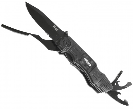 Нож мультиинструмент Walther Multi Tac (насечки)