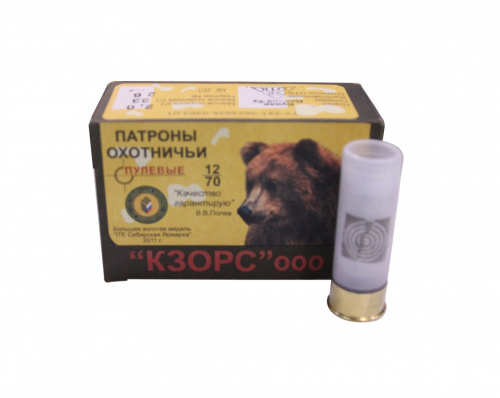 Патрон к.12х70 Пуля Полева-6у 33гр КЗОРС 1уп/10шт