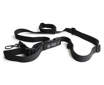 Ремень оружейный ДОЛГ м2 (черный) одноточка