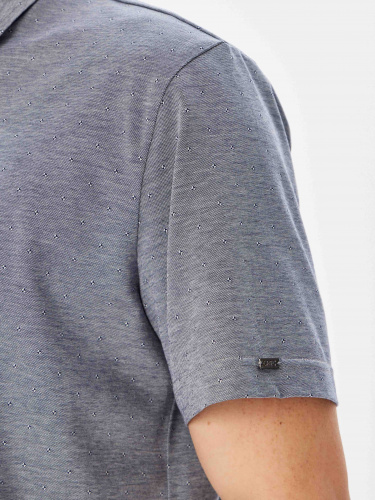 РУБАШКА МУЖ КОРОТКИЙ РУКАВ G143-PD-LT0811 (СЕРЫЙ)