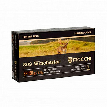 Патрон к.308 Win SP 9,7гр/150gr Fiocchi 1уп/20шт
