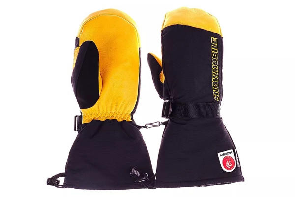 ВАРЕЖКИ HIGASHI SNOWMOBILE YELLOW-BLACK