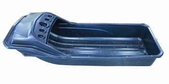 Сани рыбацкие Тайга 2100 с обвязкой, накладками, отбойником и капотом