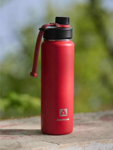 Термос "Арктика" 708-700S красный ( с доп пробкой  с питьевой системой)