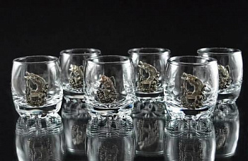 Набор стопок 42244 "На рыбалке" 6шт. Нс42244Нрб