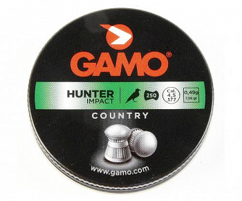 Пуля пневм. "Gamo Hunter" кал. 4,5 мм. 0,49г (250 шт.)