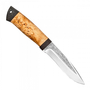 Нож разделочный "Шаман-2" карельская береза, 95х18
