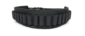 Патронташ открытый на 24 патрона (12-16 кбр) "Лайт" / Черный /