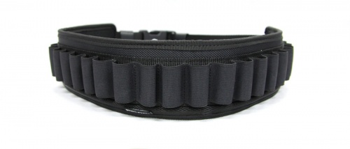 Патронташ открытый на 24 патрона (12-16 кбр) "Лайт" / Черный /