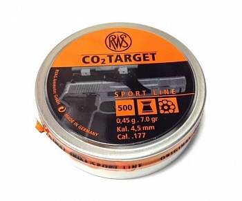 Пуля пневм. RWS CO2 Target 4.5 мм, 0.45г (500шт)