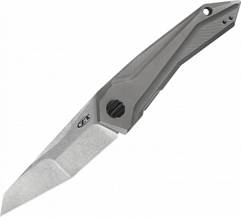 Нож K0055 - скл. титан, сталь S35VN, система открытия spring-loaded tab SLT