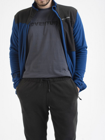 КОСТЮМ TRAIL (ФЛИС, ЧЁРНО-СИНИЙ) TRITONGEAR