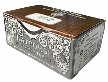 Патрон к.12х70 №0 СКМ 36гр п.Россия Дальняя дистанция 1уп/10шт